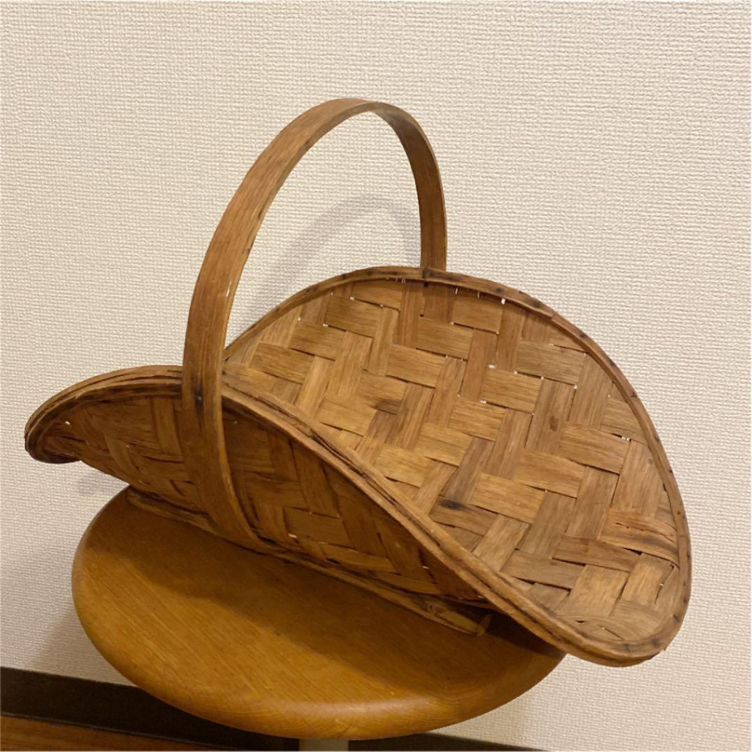 【最終価格】アンティーク　ビンテージ　ハーベストバスケット　カゴ