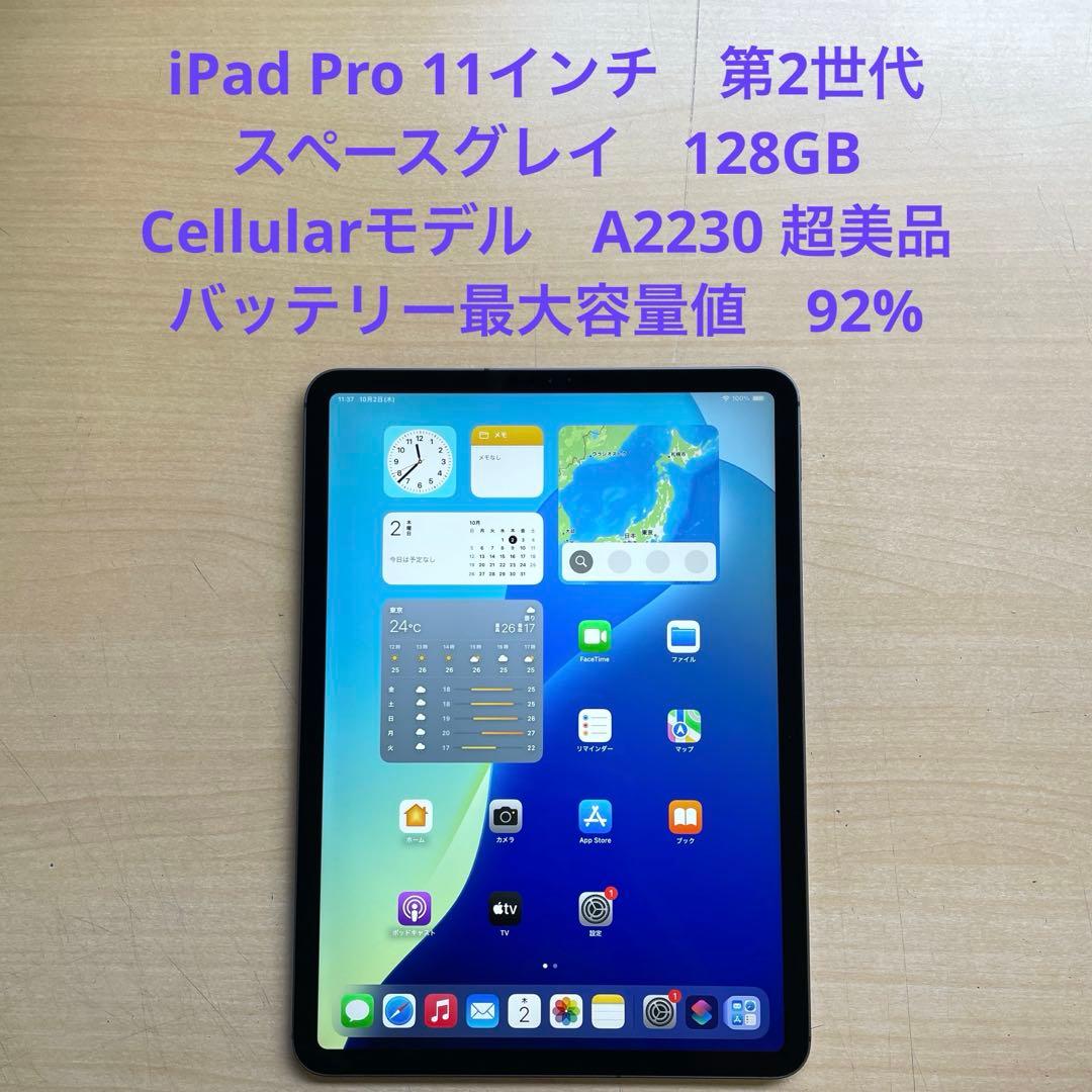 iPad Pro 11インチ　第2世代　128GB　A2230 超美品　#2