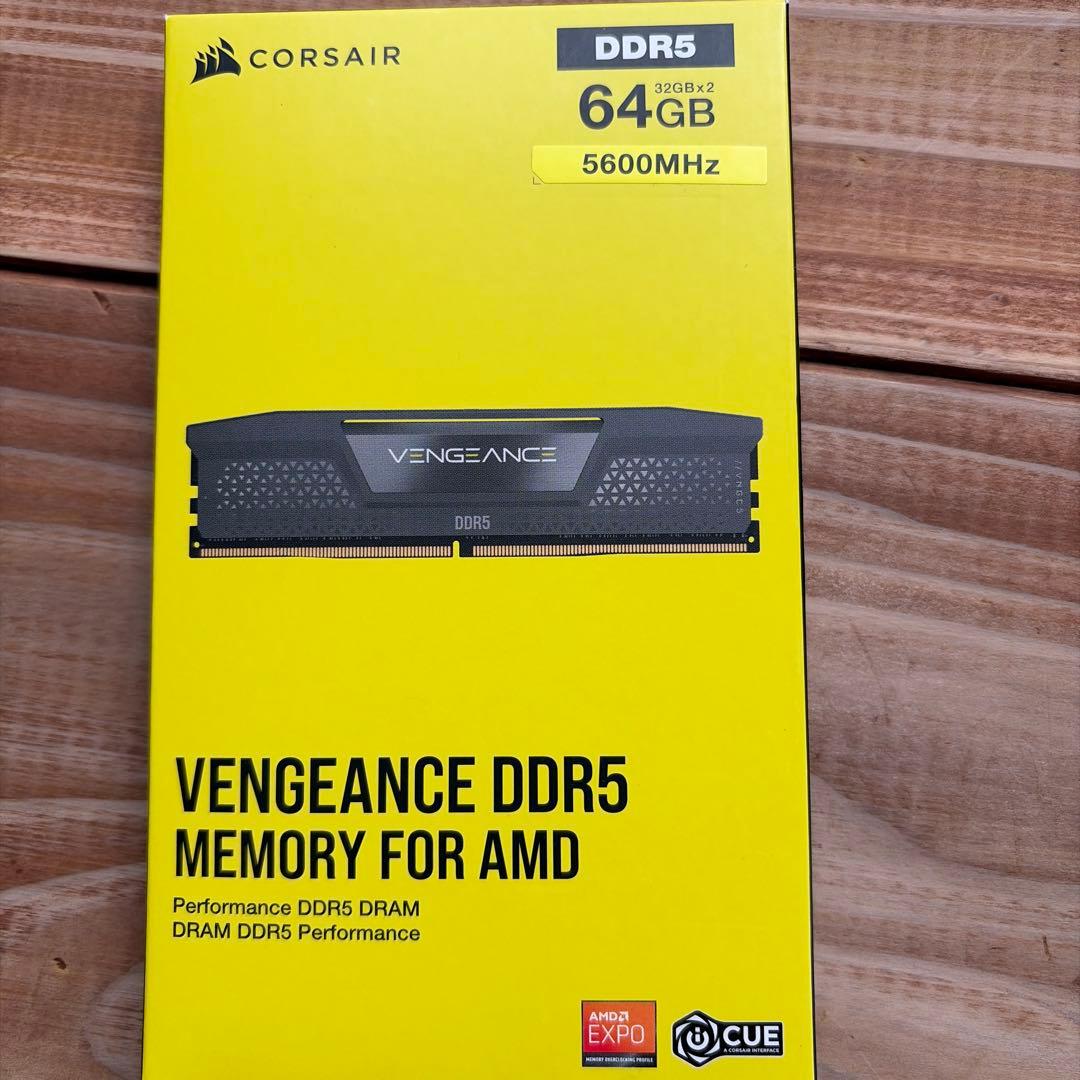 メモリー CORSAIR VENGEANCE DDR5 64GB 5600MHz