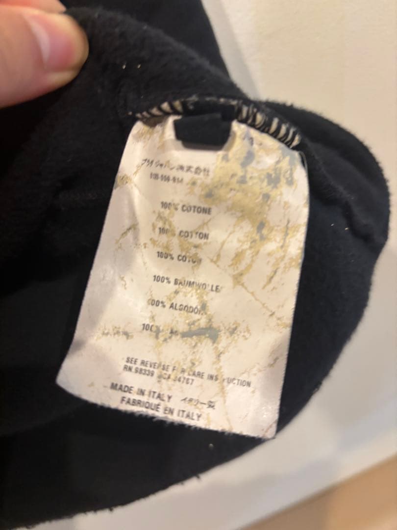 PRADA プラダ ノーカラー パデッドジャケット ブラック　年代07