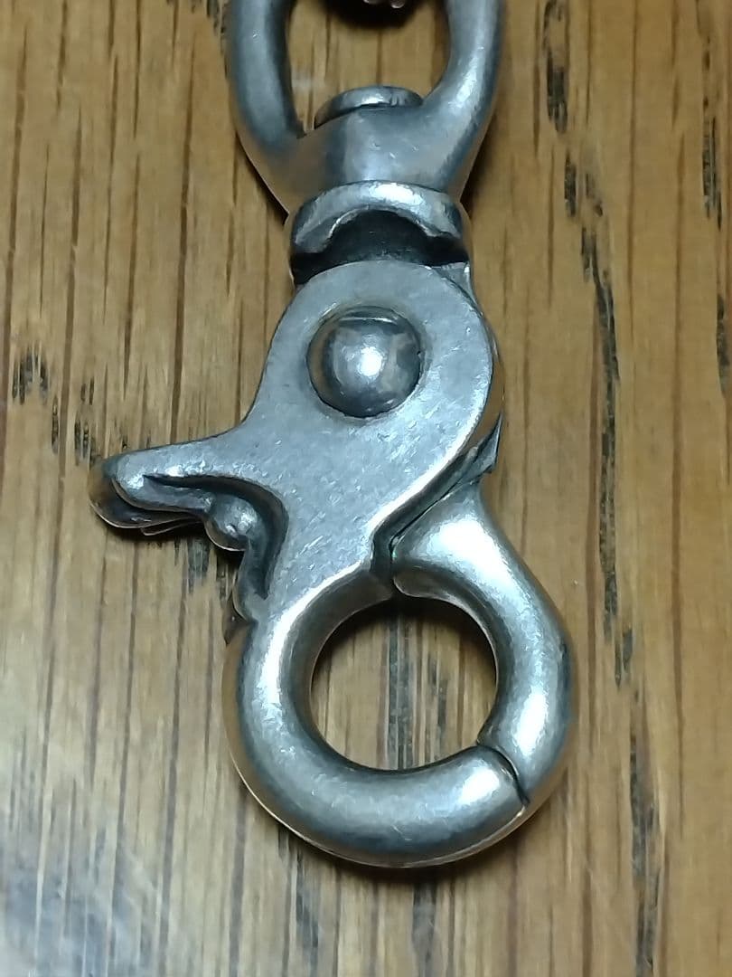 原本無修正 クロムハーツ ファンシーウォレットチェーン 1クリップショート