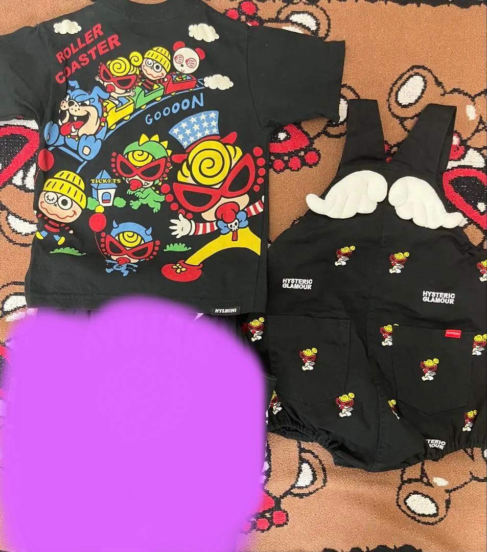 ヒステリックミニ　エンジェルブルマサロペット　2点セット売り