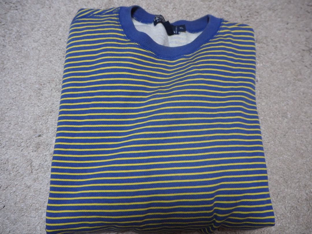 Polo by Ralph Lauren XL トレーナー ボーダー イエロー