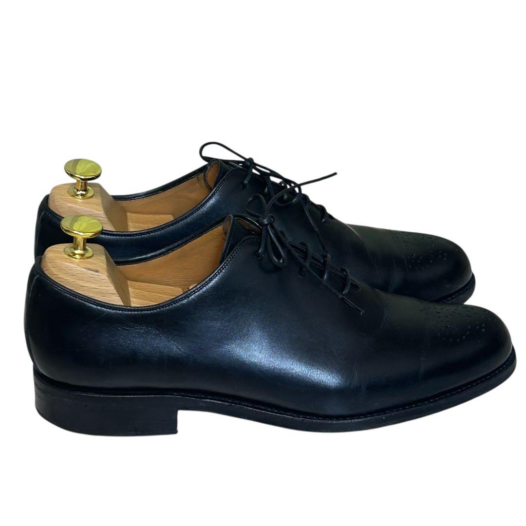 【美品】希少YANKO ホールカット メダリオンシューズ ブラック 7