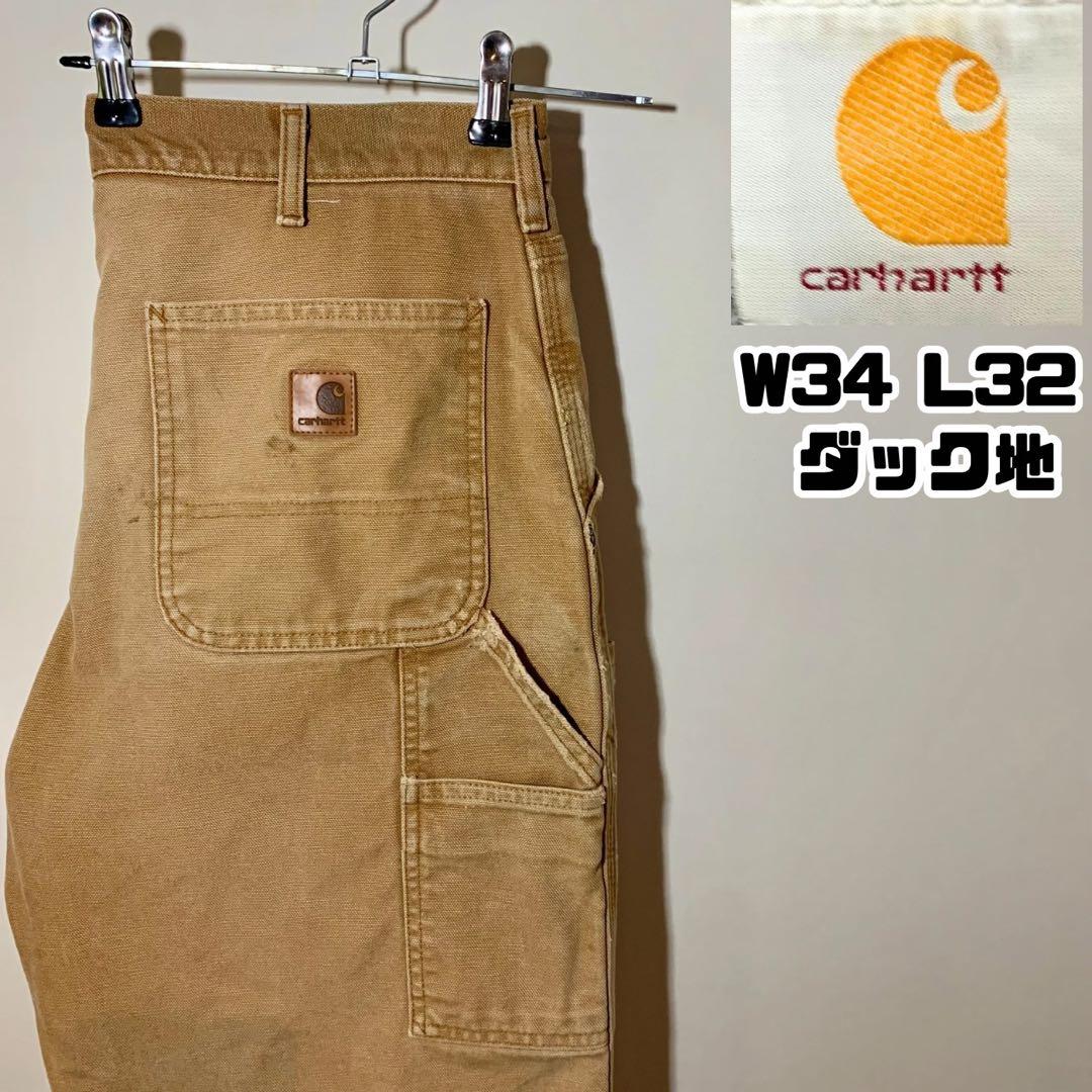 carhartt カーハート ダブルニー ペインターパンツ ダック裏ネル W34