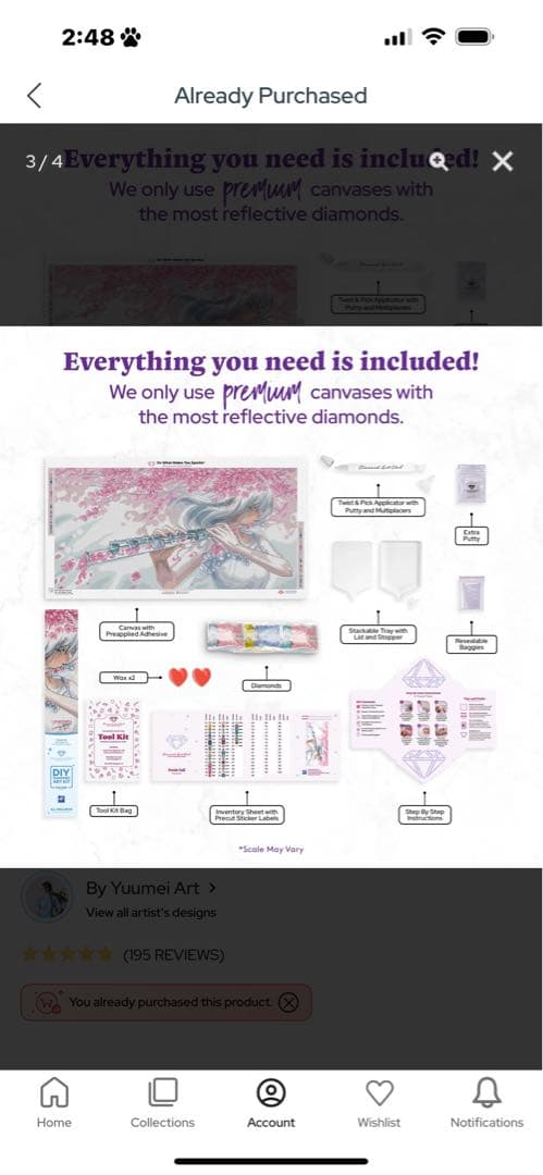 Petals Fall ダイヤモンドアートクラブ