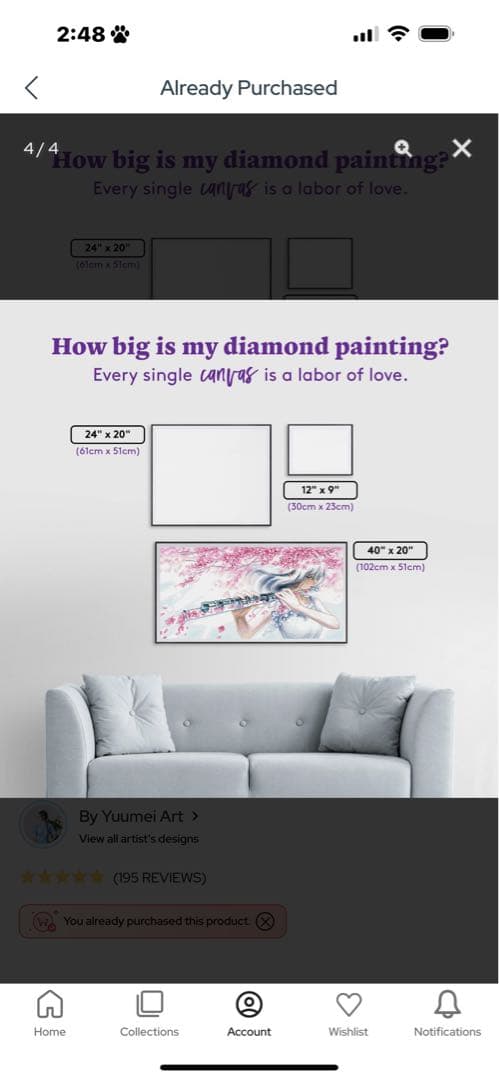 Petals Fall ダイヤモンドアートクラブ