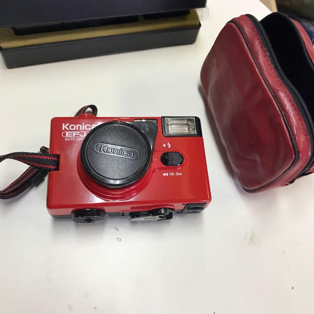 Konica EFJ 赤 フィルムカメラ