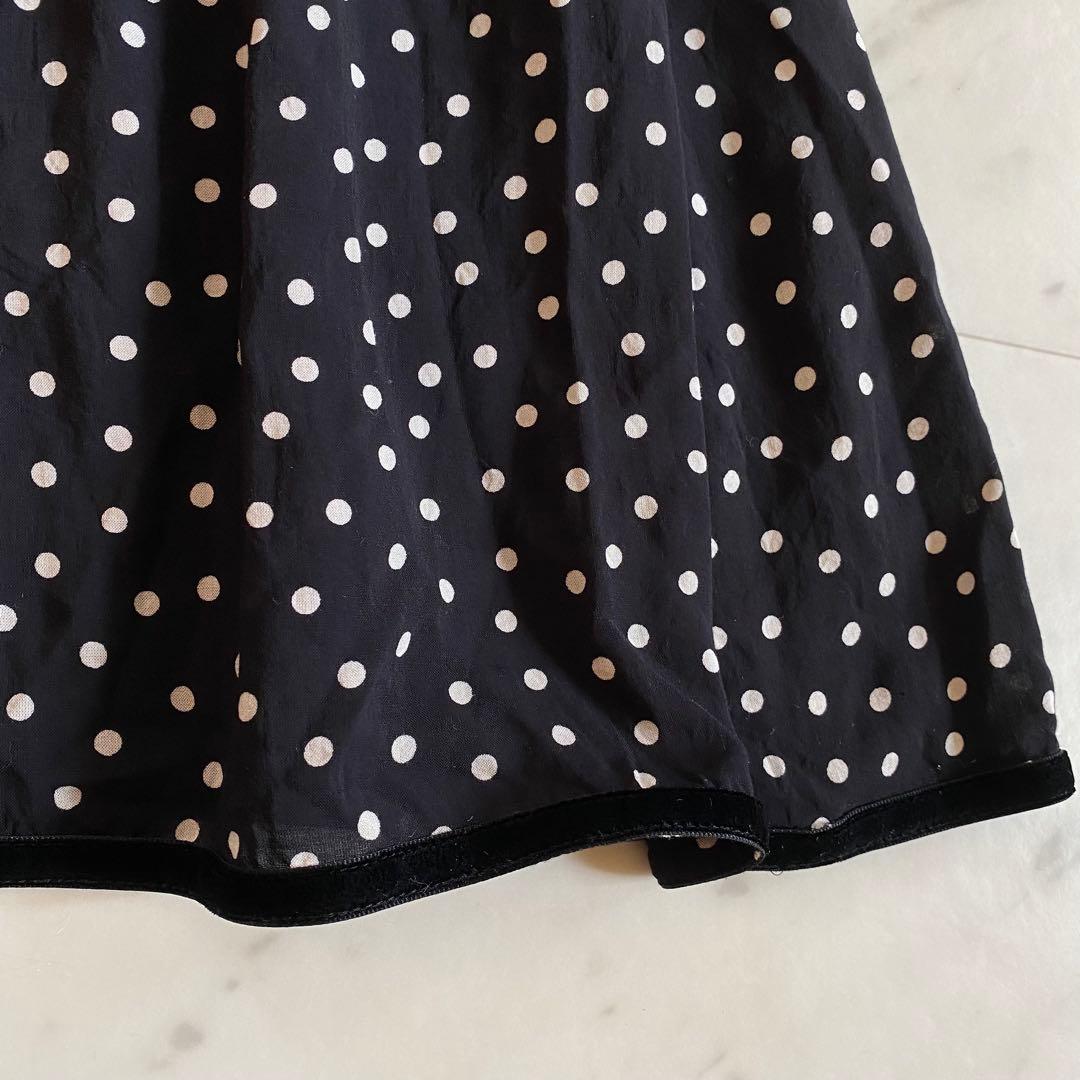 【美品】SINME シンメ　ドットロングワンピース　サイズM