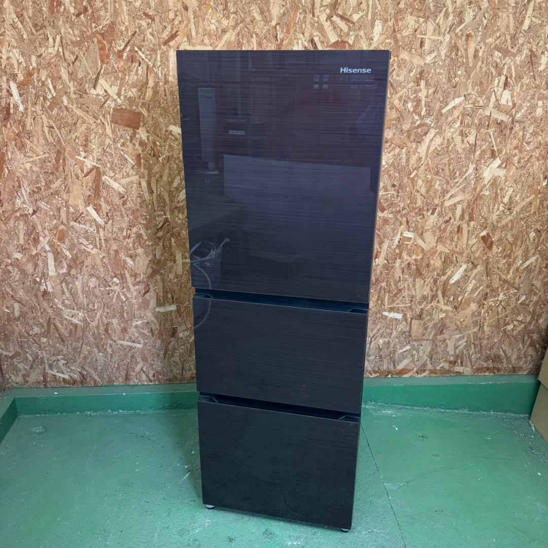 324 関東配送　大型冷蔵庫　右開き　鏡面モデル　300L弱　美品　保証込