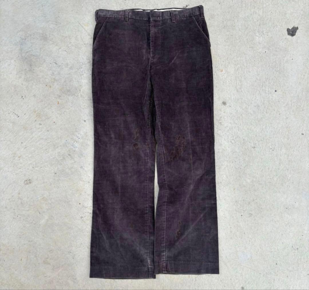 60s 70s コーデュロイパンツ ヴィンテージ W34