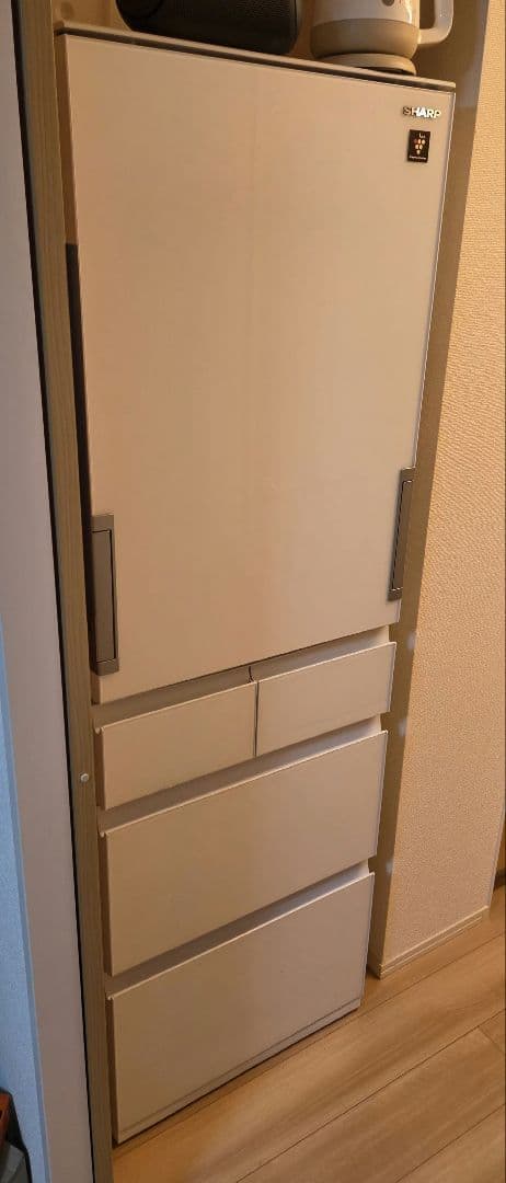シャープ 冷蔵庫 412L プラズマクラスター搭載 SJ-G415H-W
