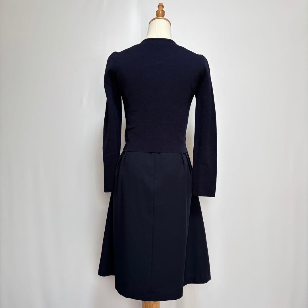 美品GALLERY VISCONTI花柄刺繍パール装飾カーディガン　ワンピース2