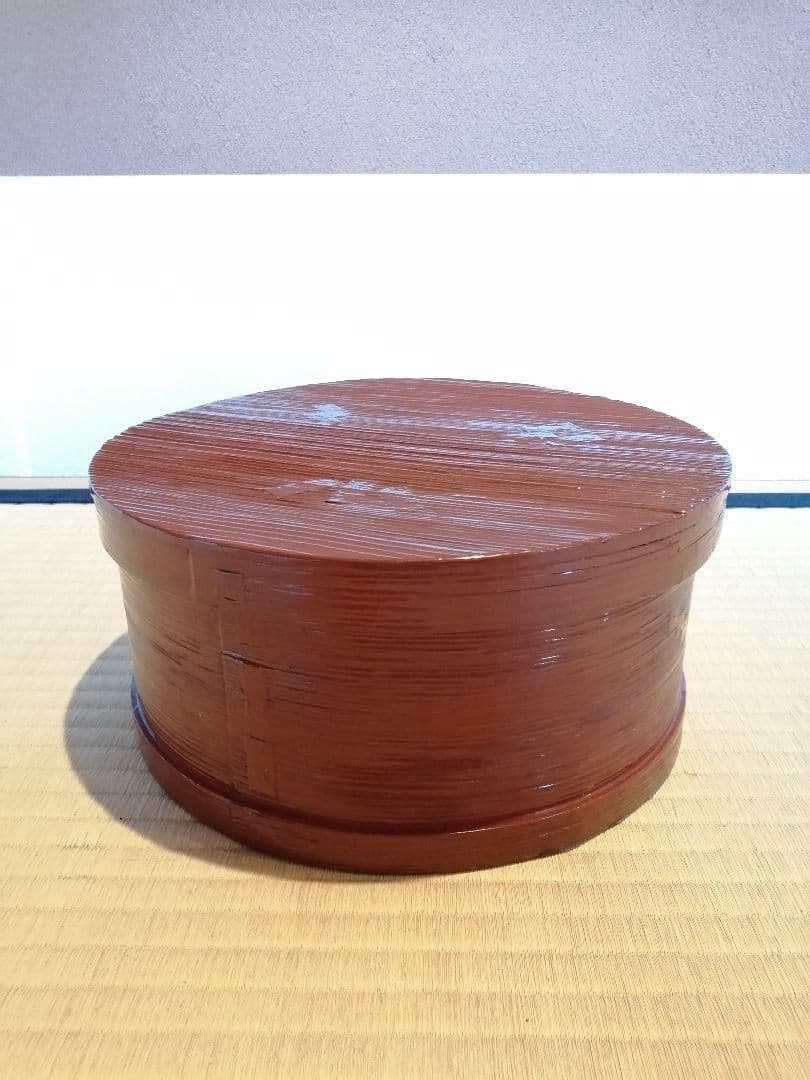 【茶事道具】秋田塗枌目飯器湯次　懐石道具
