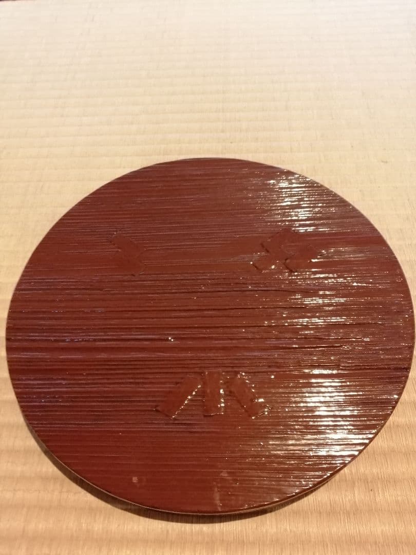 【茶事道具】秋田塗枌目飯器湯次　懐石道具