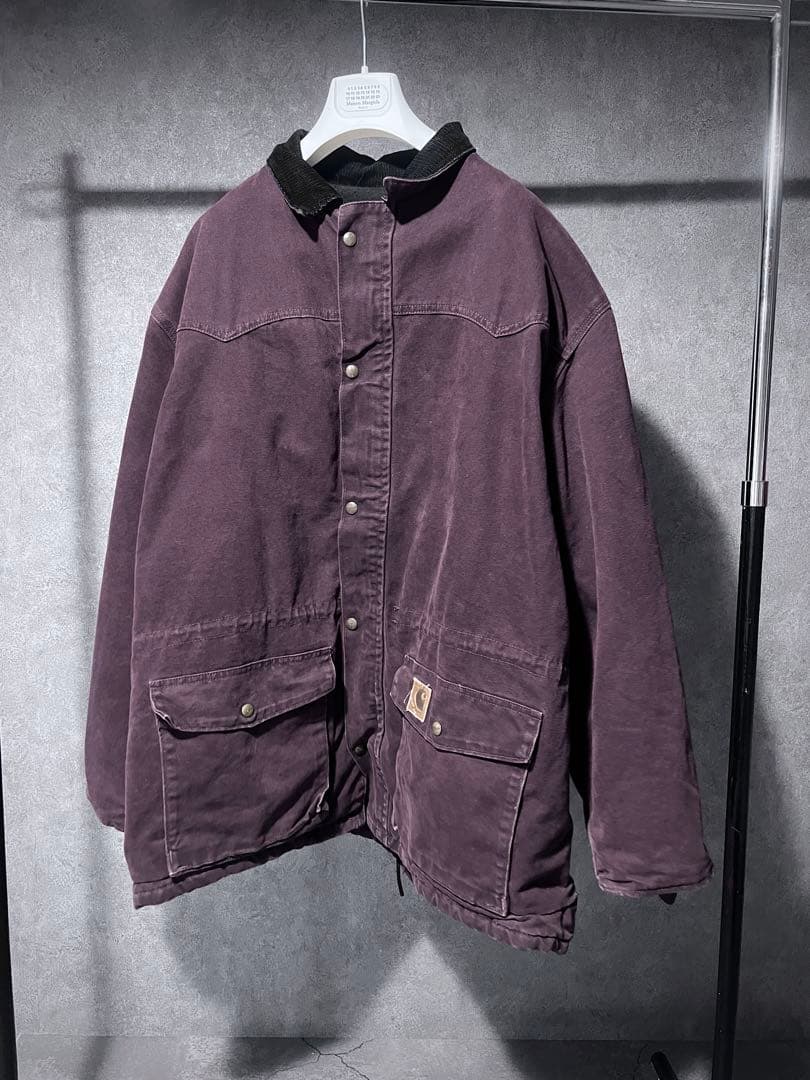 カーハート 紫系 パープル カバーオール フェード