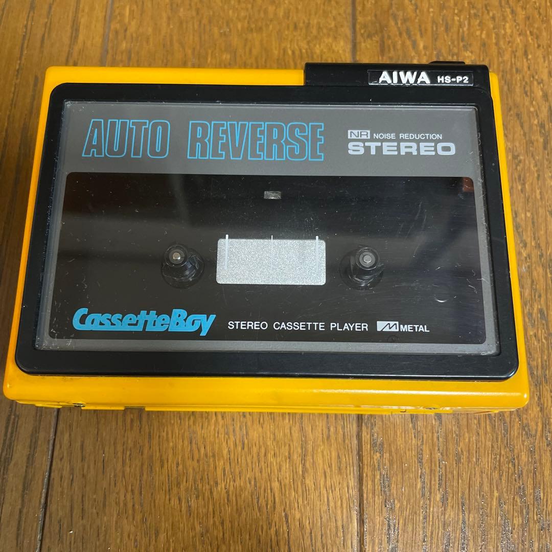 AIWA HS-P2 ステレオカセットプレーヤー 動作未確認　ジャンク