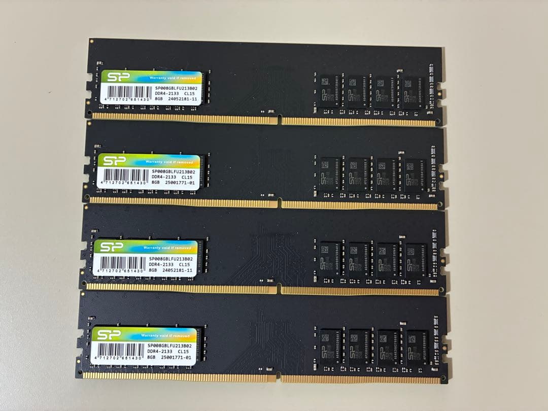 SP 16GB DDR4 2133 メモリ 32GB (4 x 8GB)