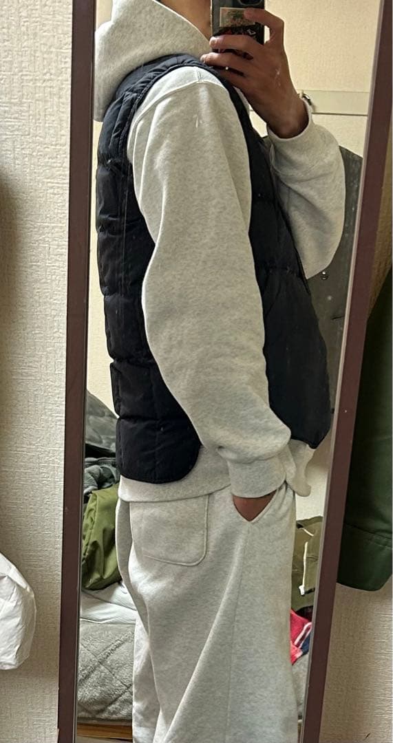 Eddie Bauer ネイビー ダウンベスト