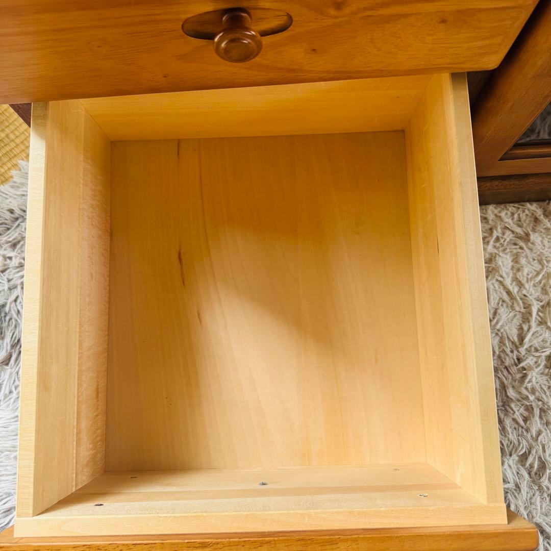 美品★カリモク サイドボード リビングボード キャビネット TVボード　飾棚