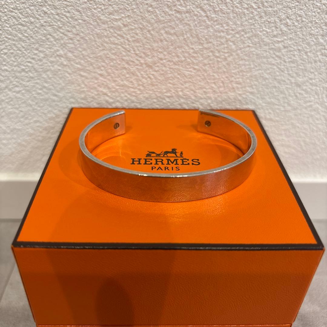 お値下げ！エルメス ミニ クルー SHサイズ バングル シルバー925