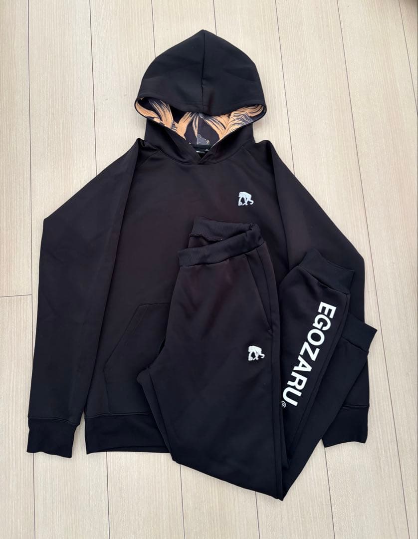 エゴザル　フード付きスウェットセット