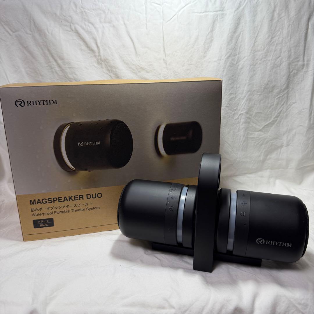リズム　MAGSPEAKER DUO　ワイヤレスBluetooth防水スピーカー