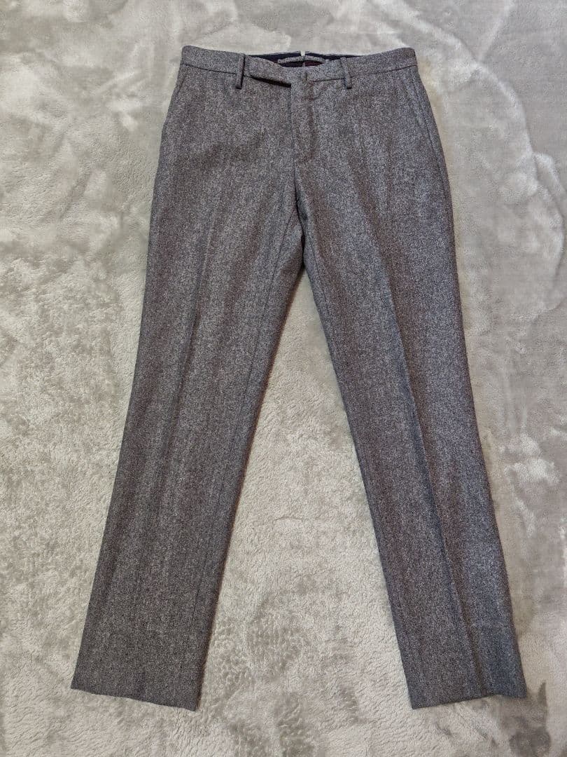 INCOTEX SUPER100's ウール スリムフィット スラックス 44