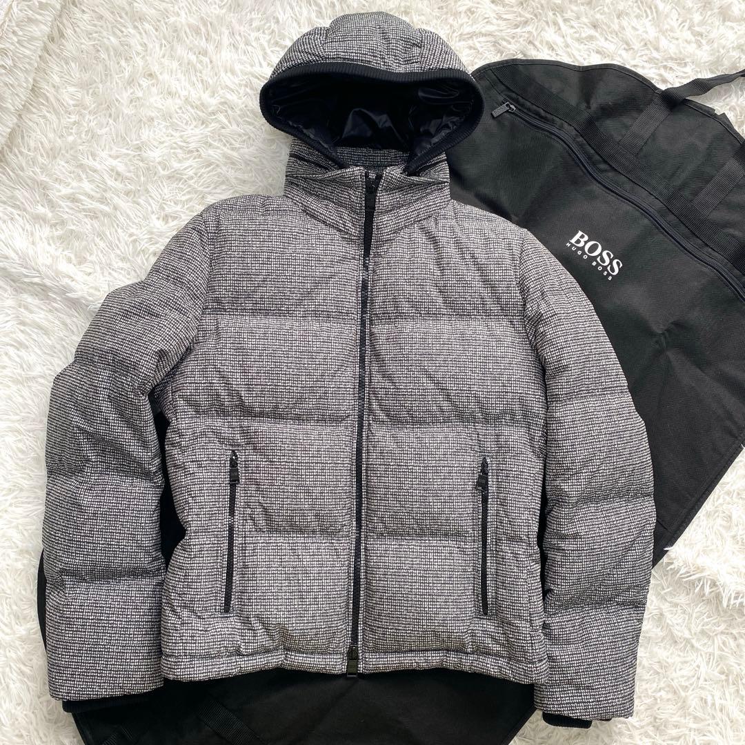 美品　HUGOBOSS ダウンジャケット リアルダウン　ダックダウンフェザー　L