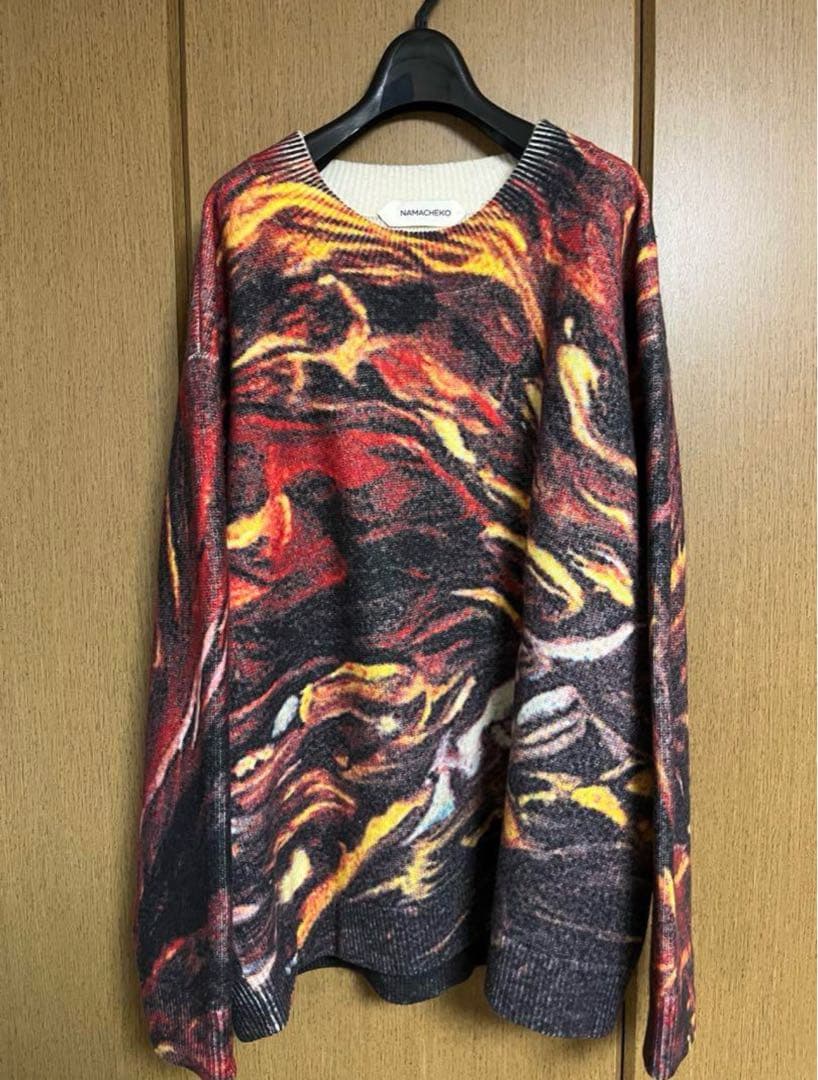 NAMACHEKO ナマチェコ 20aw マーブルニットセーター