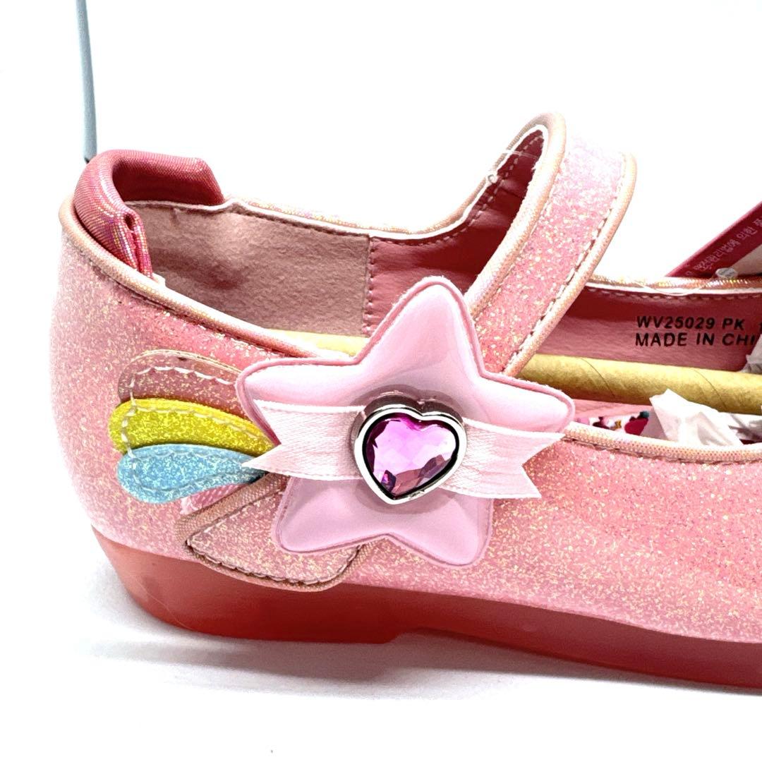 【新品未使用】韓国限定　ティニピン　公式品　光るシューズ　17cm ハチュピン