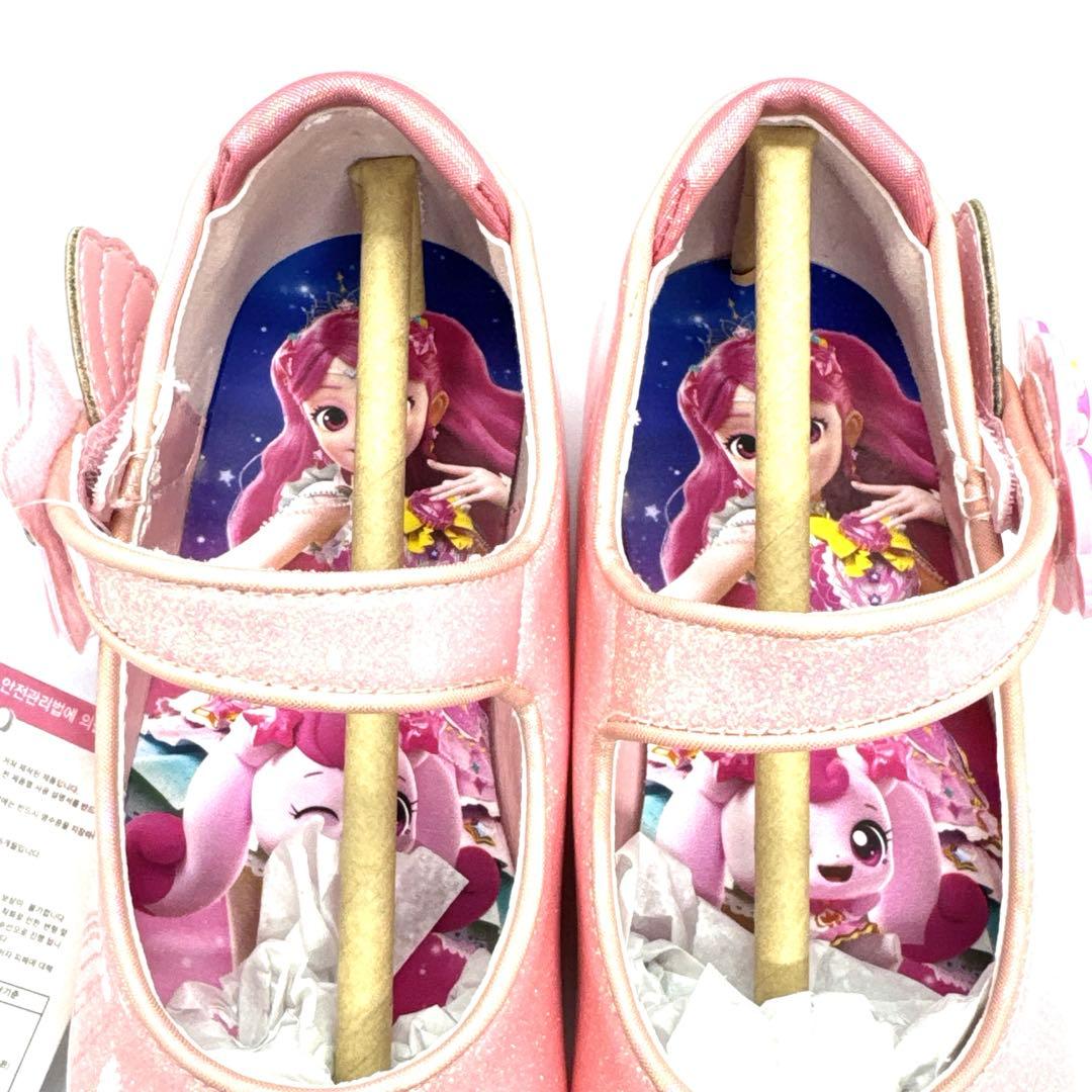 【新品未使用】韓国限定　ティニピン　公式品　光るシューズ　17cm ハチュピン