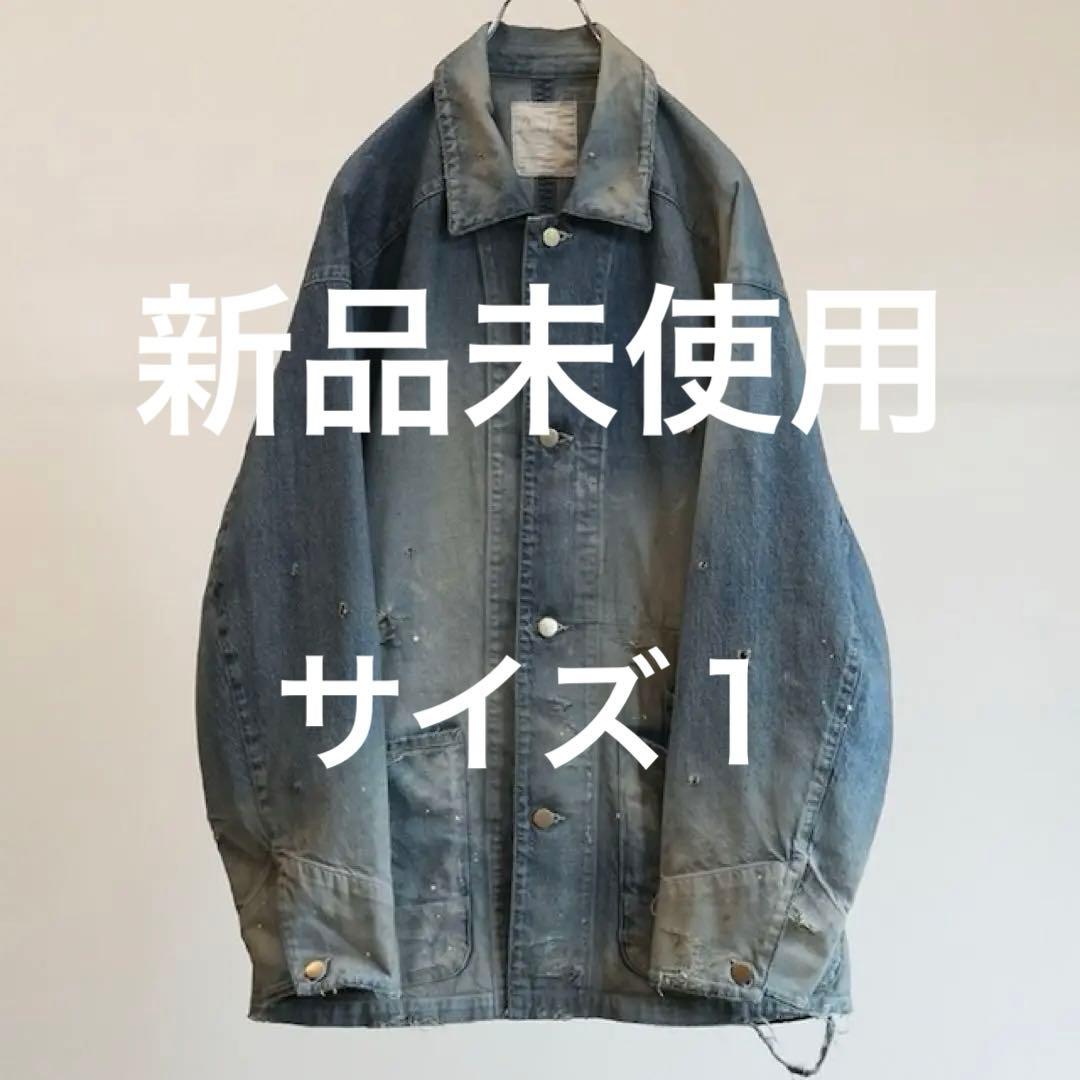 【新品未使用】2025SS アンセルム　デニムカバーオール　INDIGOサイズ1