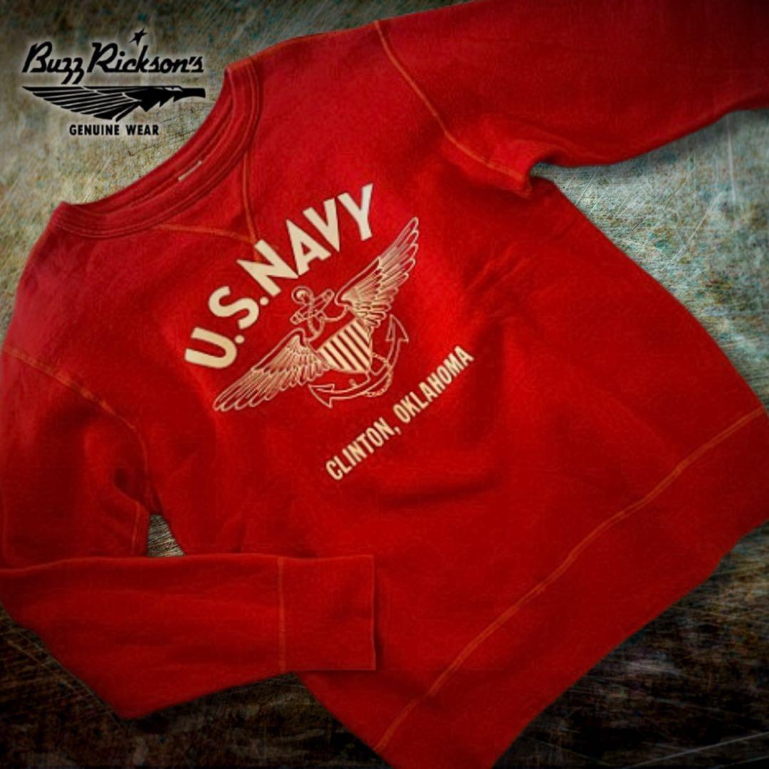 『際立ち◎』Buzz Rickson's(バズリクソンズ)プリントスウェット