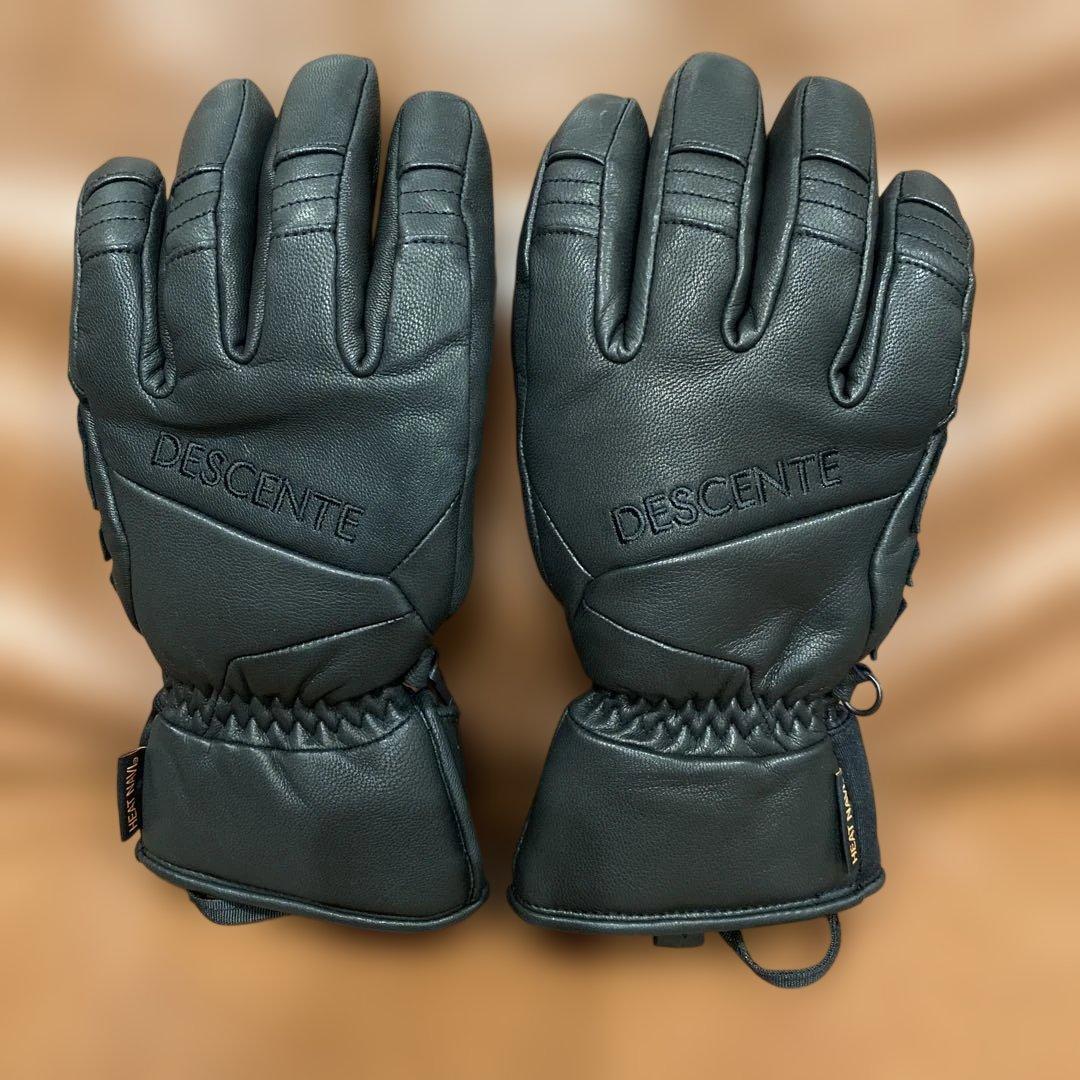 DESCENTE デサントブラック スキーグローブ　スノーボードグローブ