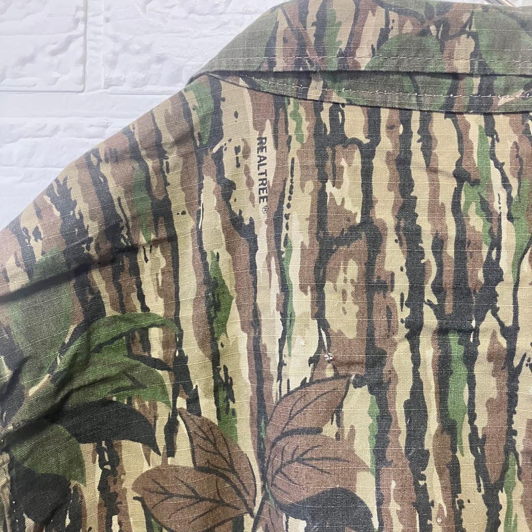 ●Z13【アメリカ製】つなぎ カモフラージュ柄 グリーン系 men's【2XL】