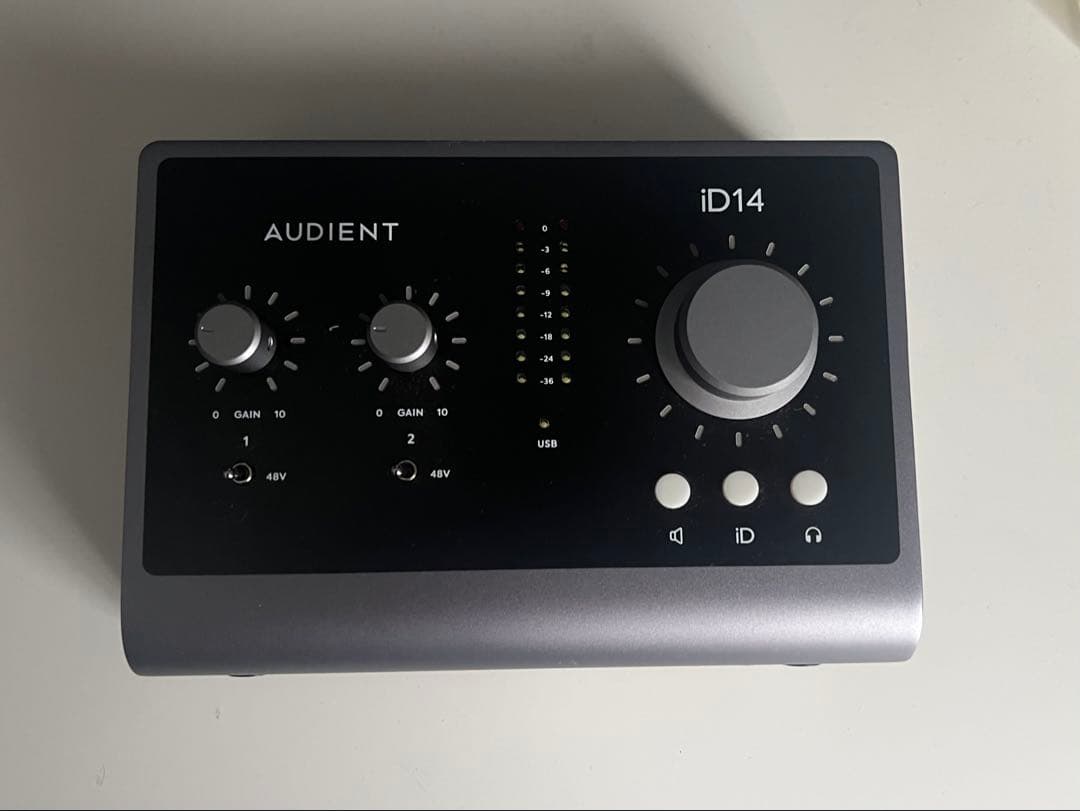 【美品】AUDIENT iD14 MKII オーディオインターフェイス　箱付