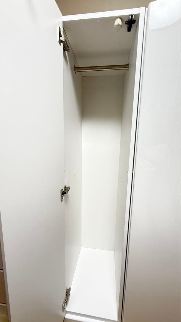 【ディノス】壁面ワードローブシリーズ　タワーチェスト　幅154.5cm ホワイト