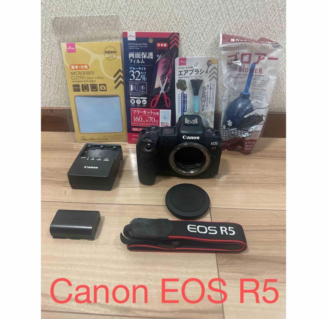 付属品付き ミラーレス一眼カメラCanon EOS R5 ボディー EOS R5