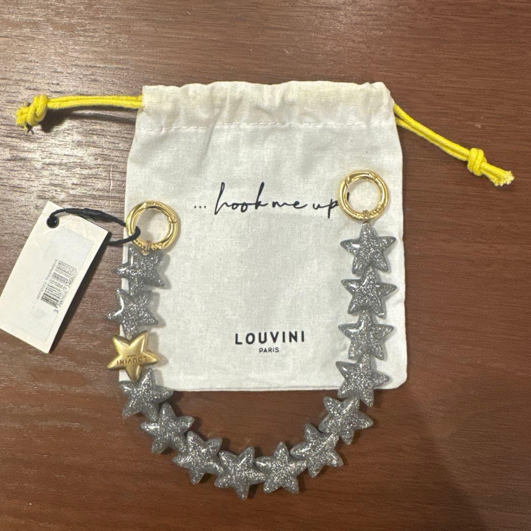 LOUVINI ハンド ストラップ　PETIT ETOILE　SILVER