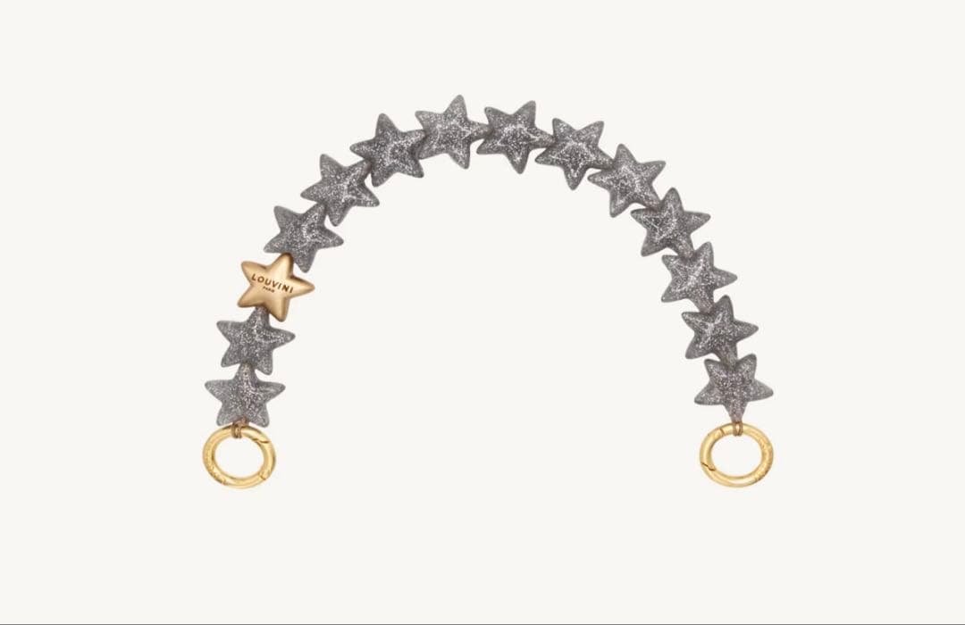 LOUVINI ハンド ストラップ　PETIT ETOILE　SILVER