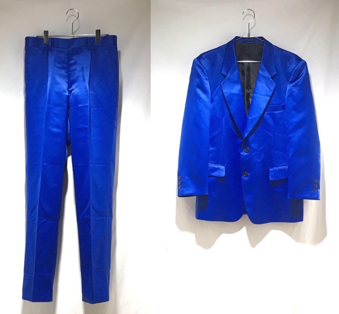 スーツ Gloss Blue Box Silhouette SetUp Suit