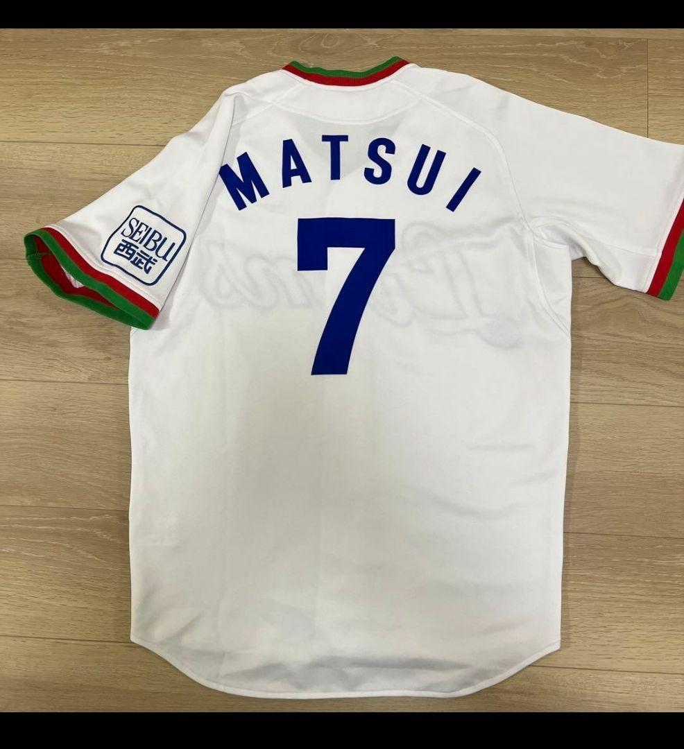 埼玉西武ライオンズ　松井稼頭央　ホームユニフォーム　NIKE ワッペン