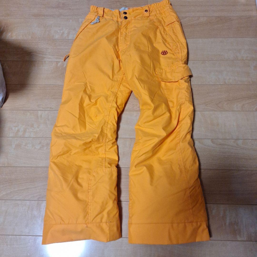 スノーボードウェア686 　ブラック/オレンジ