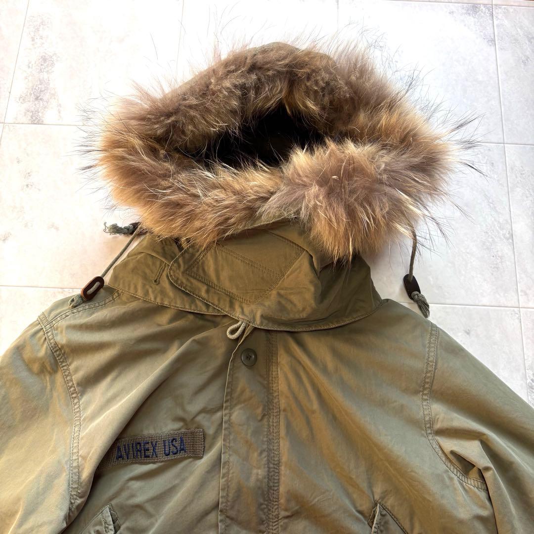 【美品】アヴィレックス M-65 フィッシュテール モッズパーカー ライナー付き