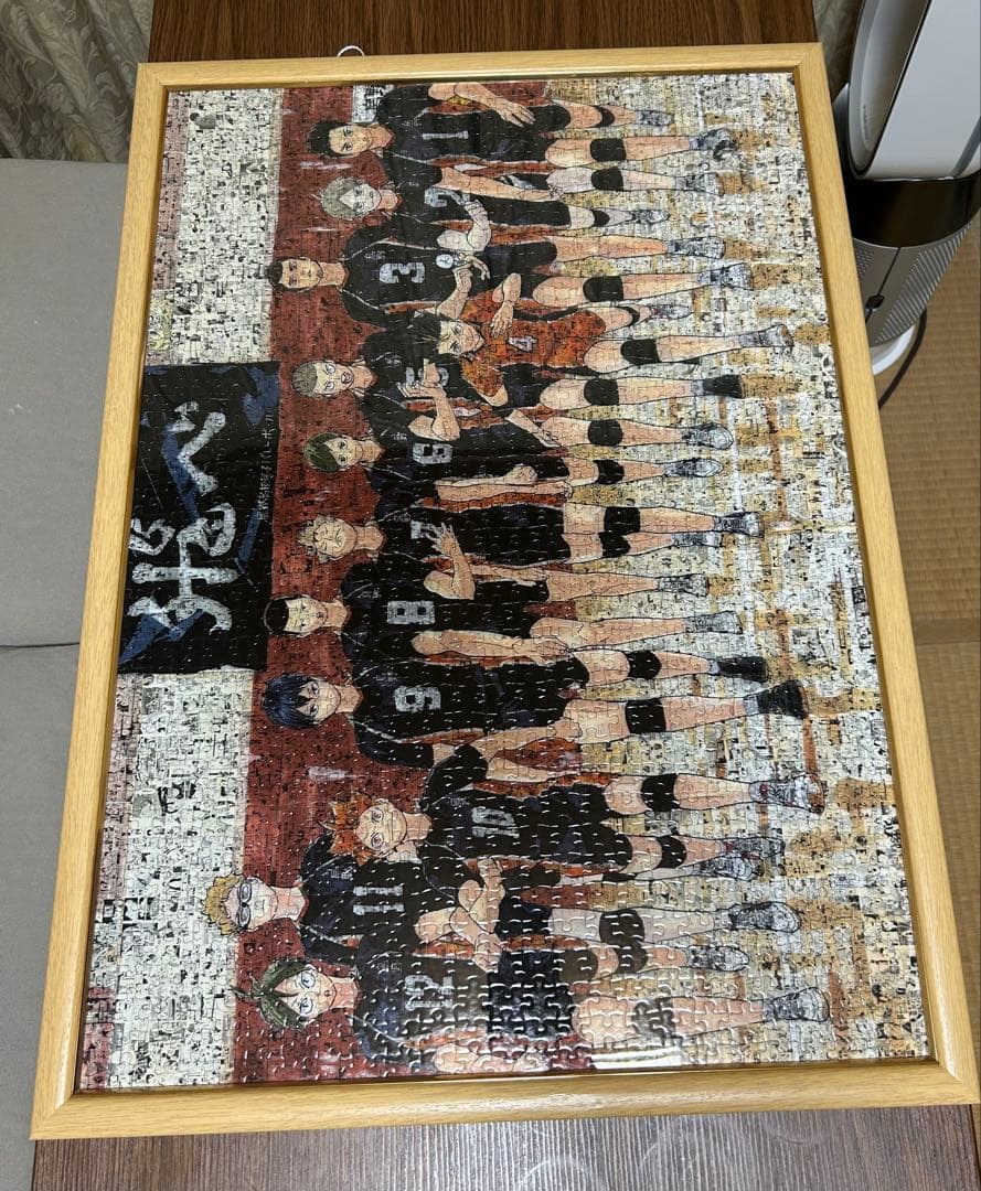 【限定品・完成品】ハイキュー展限定ジグソーパズル 完成品 木製フレーム付き