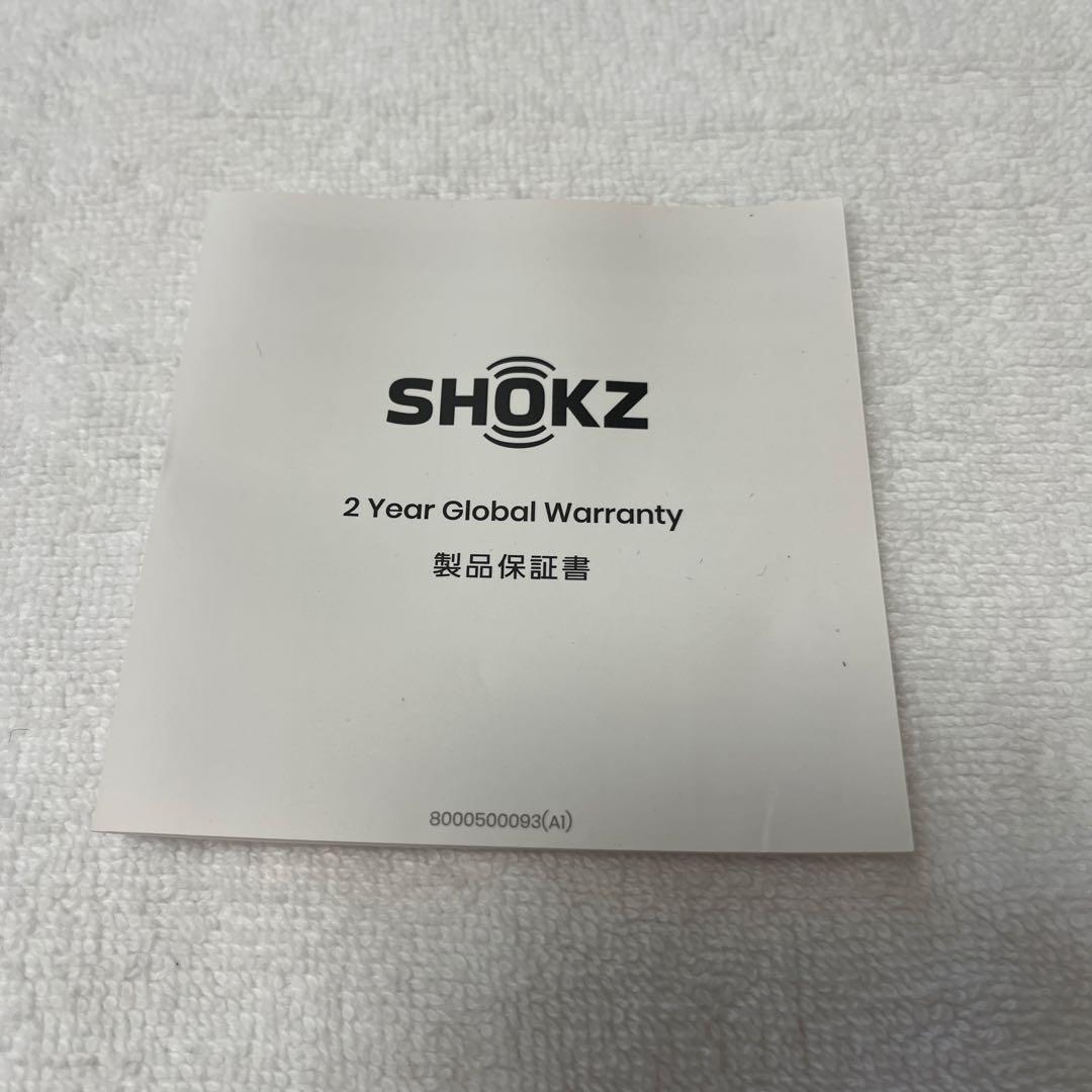 タ*カ様 SHOKZ OPENCOMM 骨伝導イヤホン ブラック