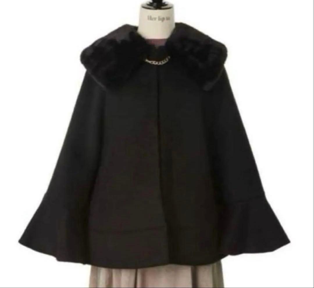 ジャケット・アウター Convertible Faux Fur Tippet Coat