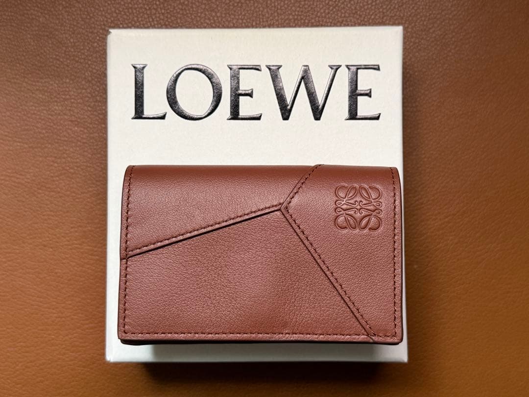 [極美品][絶版カラー] LOEWE ロエベ　パズル　名刺入れ　カードケース