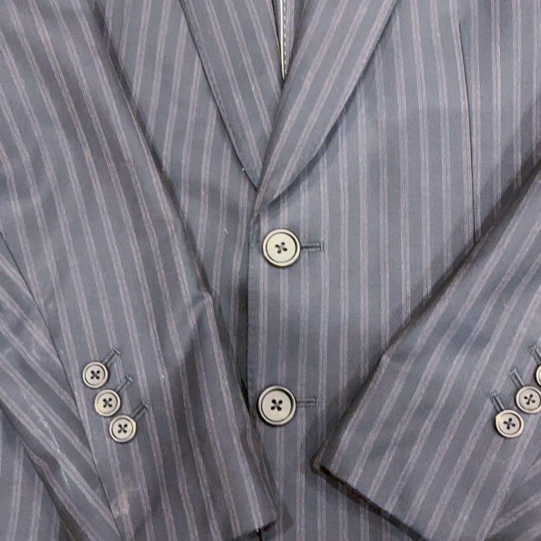 最高級 super160s Paul Smith ストライプ ビジネススーツ M